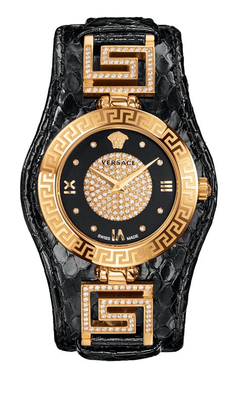 versace black diamond watch